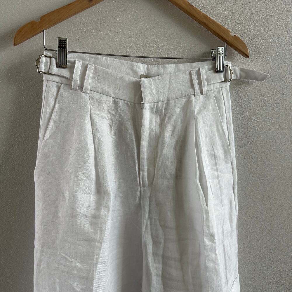 Parentezi cozy pants linen white New Size Small - Picture 6 of 9